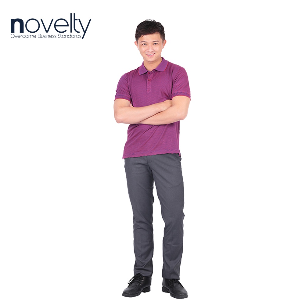 Áo thun polo nam Novelty kẻ sọc Classic 170141N