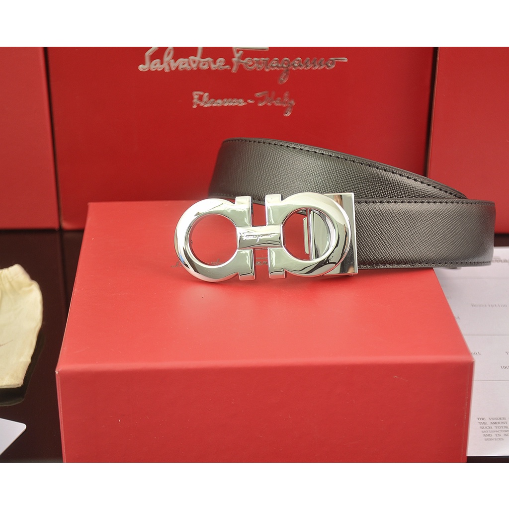 !Ferragamo! Thắt Lưng Da Thời Trang Công Sở Thanh Lịch Cho Nam Và Nữ