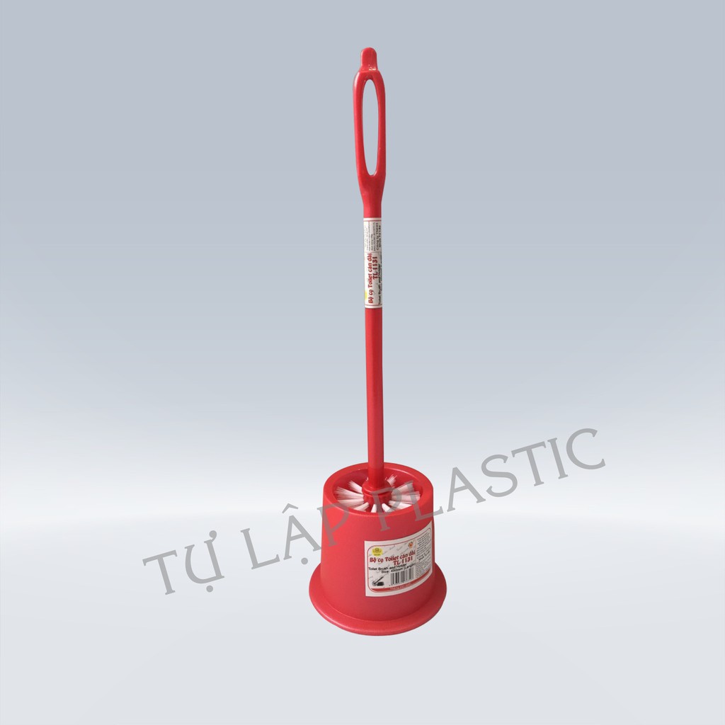 Bàn chải toilet tròn có hộp đựng cao cấp TL1131