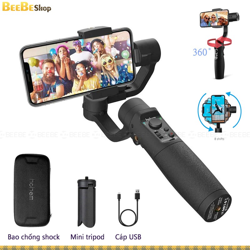 Chống Rung Điện Thoại, Nhận Diện Khuôn Mặt, Theo Dõi Chuyển Động - Hohem ISteady Mobile Plus