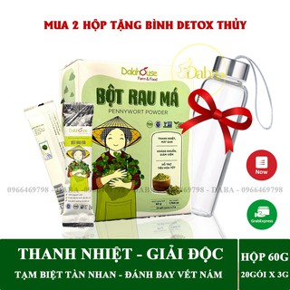 Bột Rau Má Nguyên Chất Sấy Lạnh - Thanh nhiệt, giải độc, mát gan, đánh bay mun, mờ thâm hiệu quả