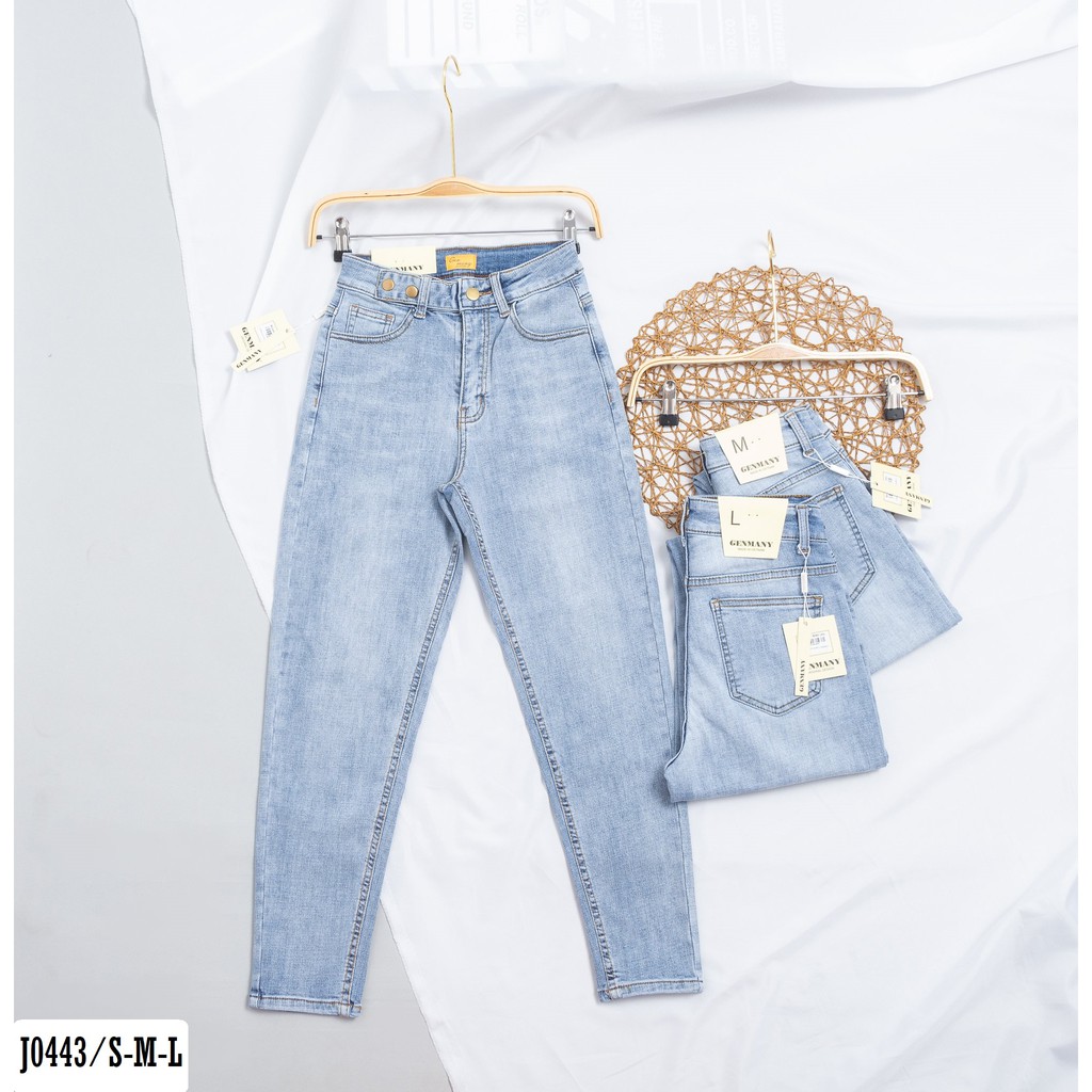 Quần Jean Baggy Màu Nhạt Lưng Siêu Cao J0443