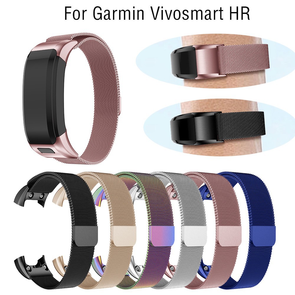 Dây đeo inox Milanese cho đồng hồ thông minh Garmin vivosmart HR Milanese