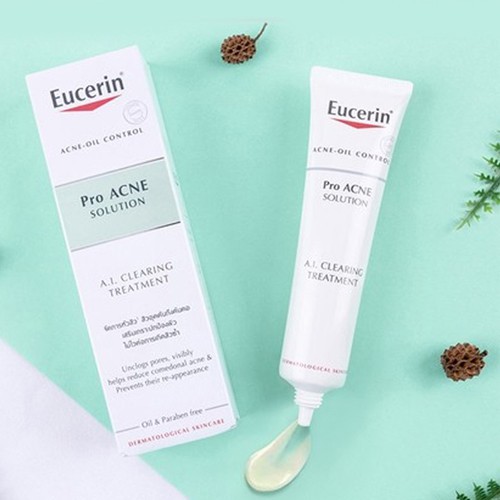 Eucerin Gel loại bỏ mụn viêm, cải thiện tình trạng mụn trong 1 tuần ProAcne A.I Clearing Treatment 40ml