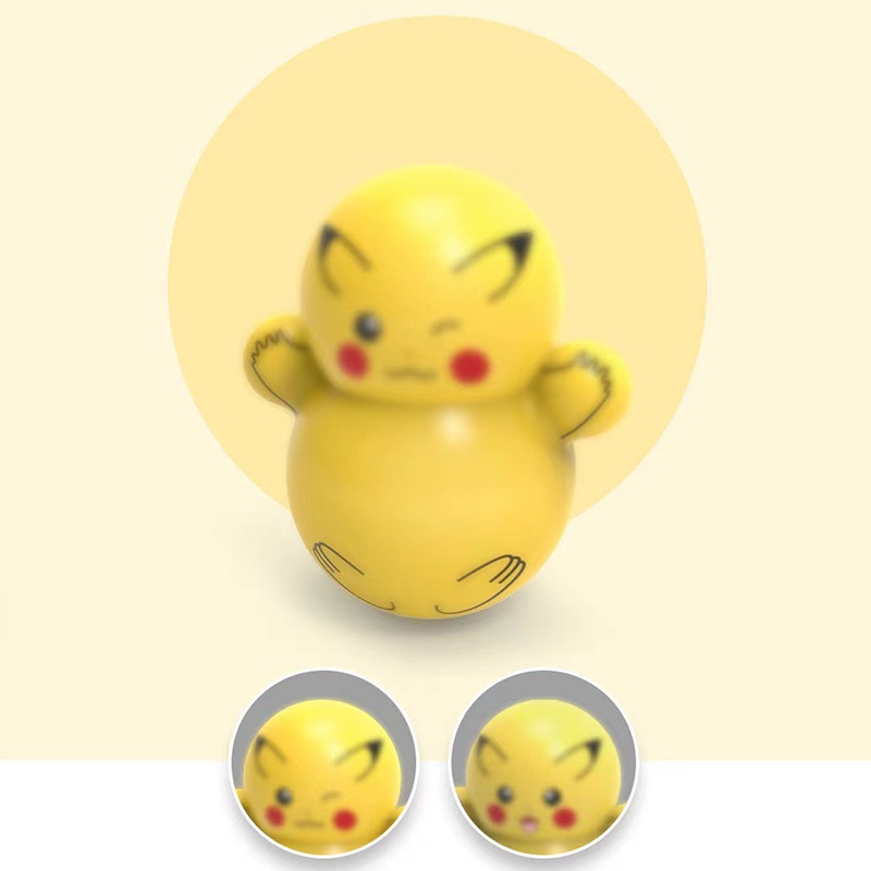 Đồ Chơi Lật Đật Hoạt Hình Bằng Nhựa Resin Kích Thước Nhỏ Trang Trí Bàn Làm Việc Đồ Chơi Cho Trẻ Em