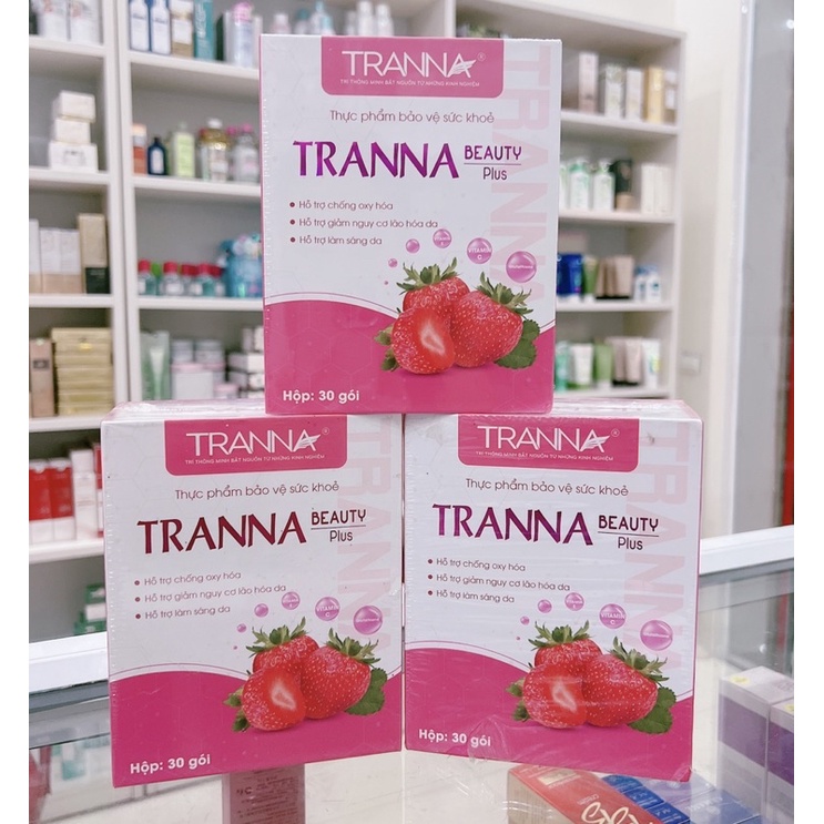 TRÀ UỐNG TRẮNG DA TRANNA BEAUTY PLUS