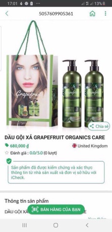 COMBO GỘI XẢ BƯỞI VALET