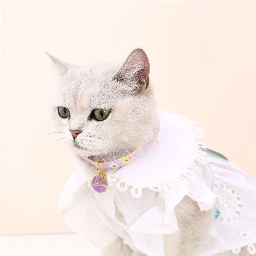 WATTLE Vòng Cổ Có Chuông Dễ Thương Cho Thú Cưng