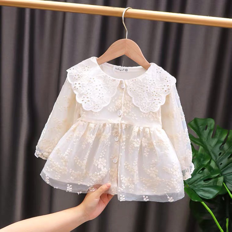 Summer girls dress Beautiful lace dress baby dress children's dress