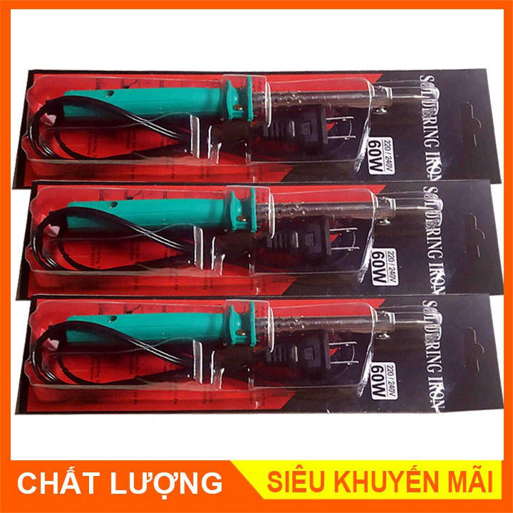 Mỏ Hàn Chì Mỏ Hàn Thiếc 60W - Tặng kèm 01 cuộn chì hàn