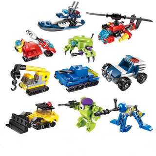 Đồ chơi lắp ráp kiểu Lego 10 mô hình xếp hình Enlighten 2101 (bán lẻ từng mô hình)