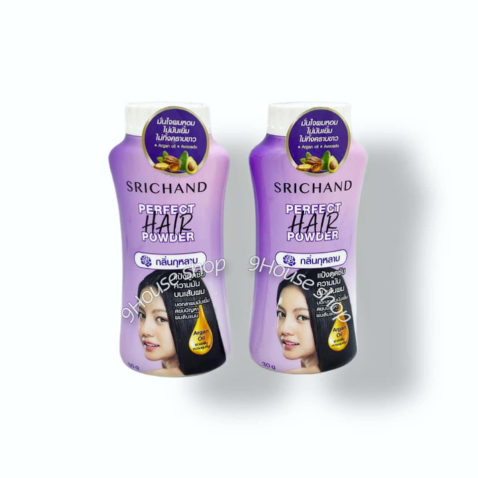 01 Phấn Bột Kiềm Dầu Cho Tóc Perfect Hair Powder Srichand Thái Lan 30gram