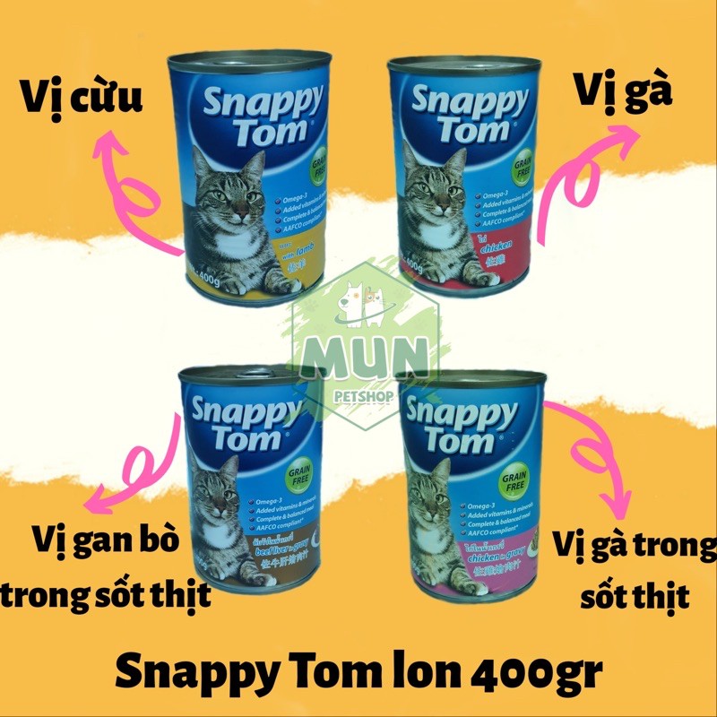 Snappy tom lon 400gr (000007)
