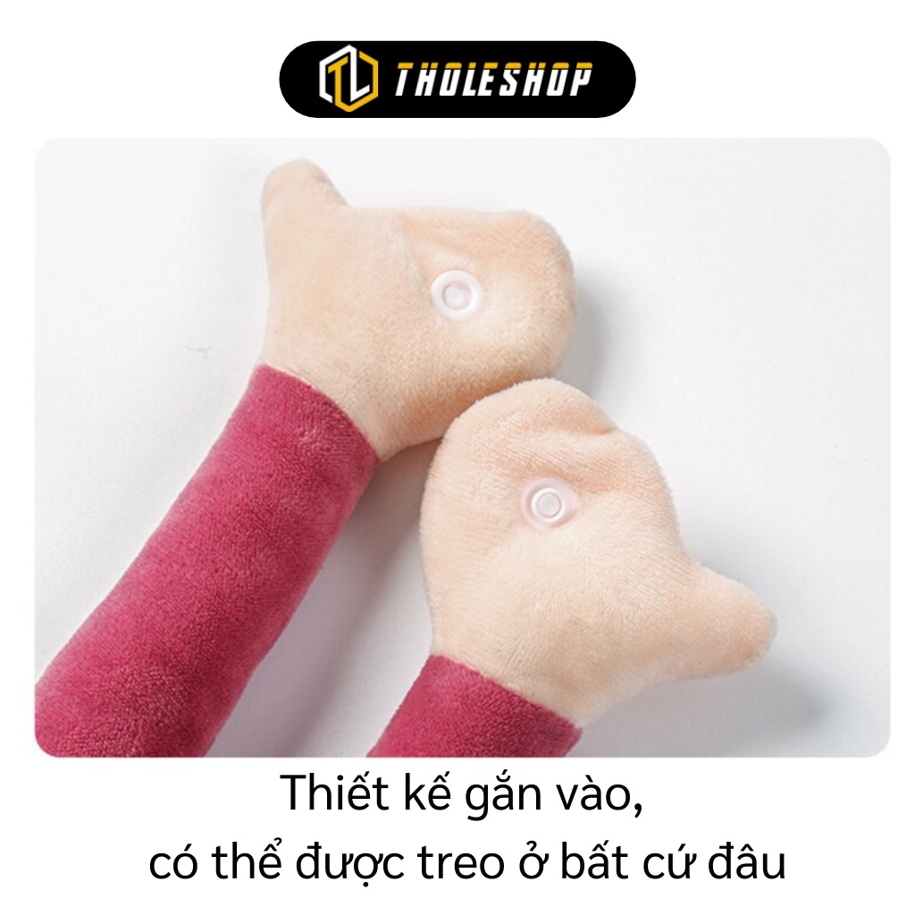 Hộp Đựng Khăn Giấy Treo Xe - Khỉ Nhồi Bông Chứa Khăn Giấy Treo Xe Hơi Dễ Thương 8364