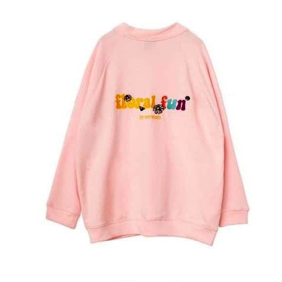 Áo khoác cardigan nữ form rộng floral fun 4young mall | BigBuy360 - bigbuy360.vn