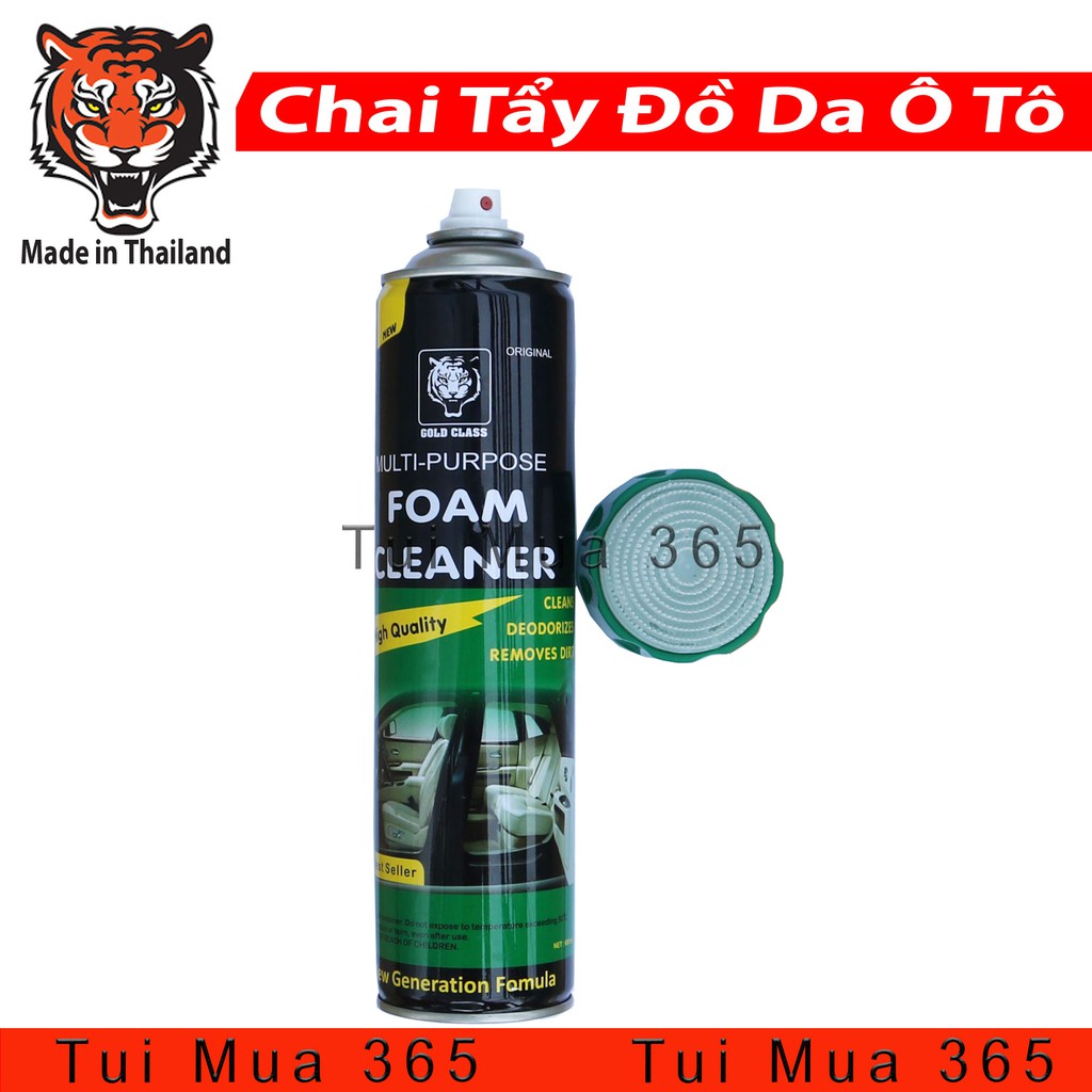 Dung Dịch Tây Nội Thất Ô Tô Foam Cleaner 650ml Thái Lan