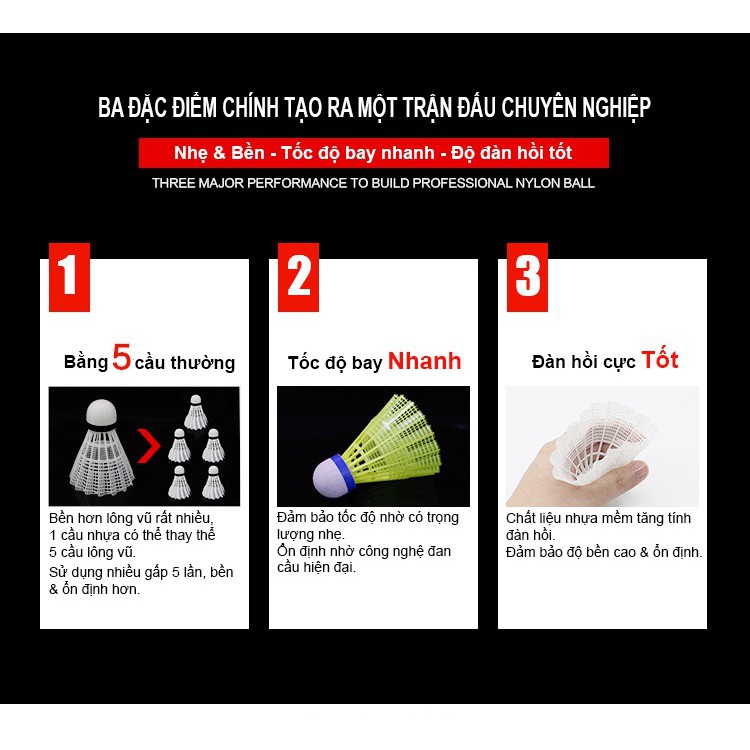 Ống cầu nhựa 3 quả Lonex 323 SPORTSLINK