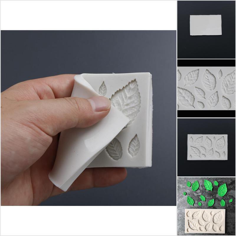 Khuôn Silicone Tạo Hình Chiếc Lá Trang Trí Bánh
