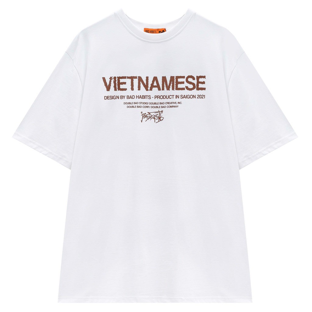 Áo Thun Unisex Bad Habits Vietnamese 100% Cotton - Local Brand Chính Hãng | BigBuy360 - bigbuy360.vn