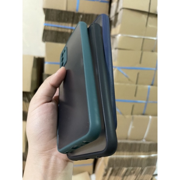 Samssung A03S_Ốp lưng nhám viền dẻo chống sốc, chống Vân tay cao cấp