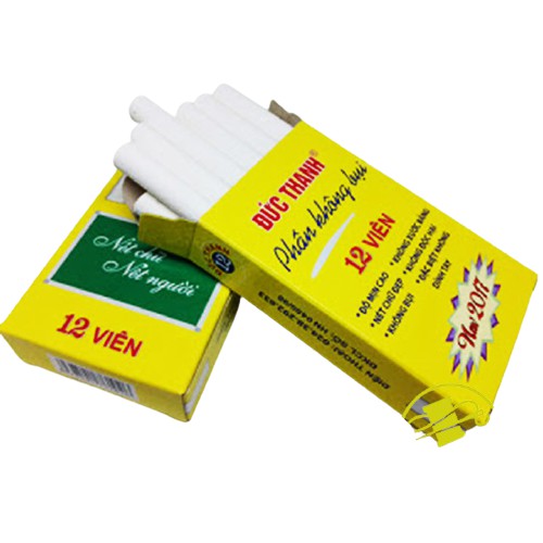 Phấn trắng Đức Thanh nét thanh nét đậm - không bụi - 10 hộp/ 1 lố