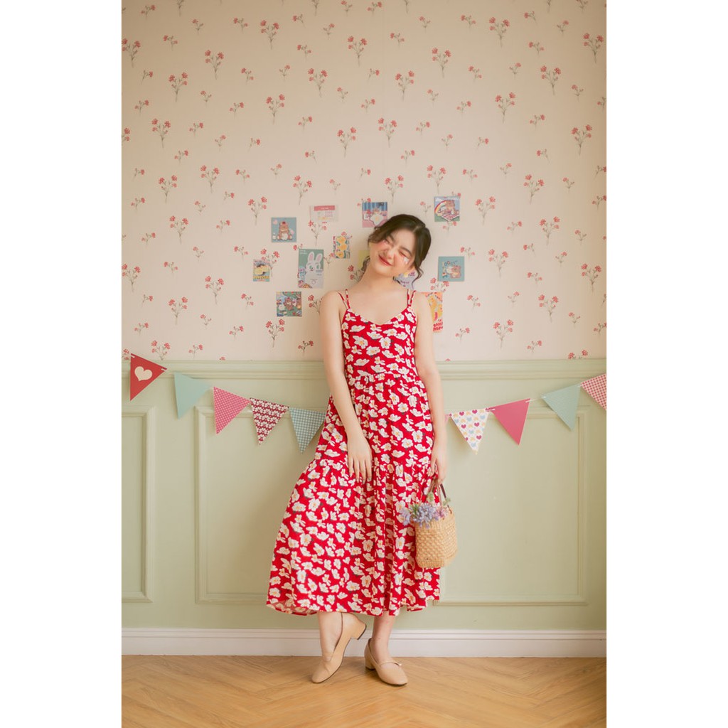 Sumire Store Đầm hai dây Hoa Cúc | BigBuy360 - bigbuy360.vn