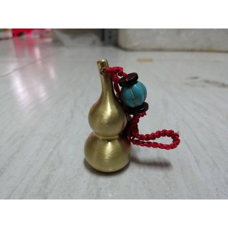Móc khóa hồ lô may mắn bằng ĐỒNG (HÌNH THẬT)