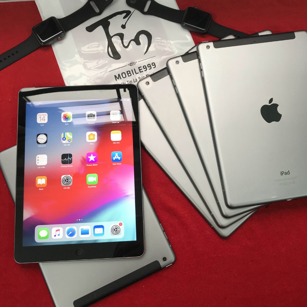 iPad Air - 32G /64GB (Wifi + 4G) Chính Hãng - Zin Đẹp 99% - Màn đẹp - Pin trâu - MOBIL999 | WebRaoVat - webraovat.net.vn