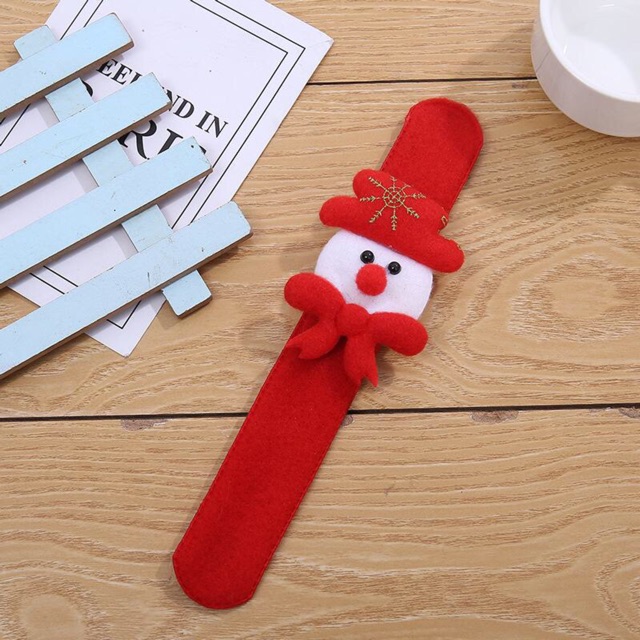 Vòng tay nhung Noel ko đèn