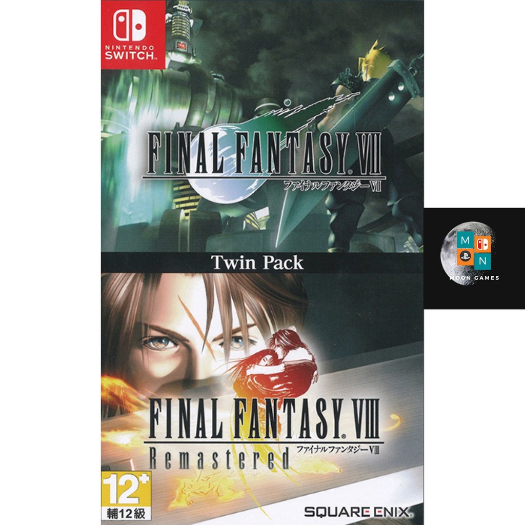 đĩa game switch - Final Fantasy VII & Final Fantasy VIII Remastered Twin Pack