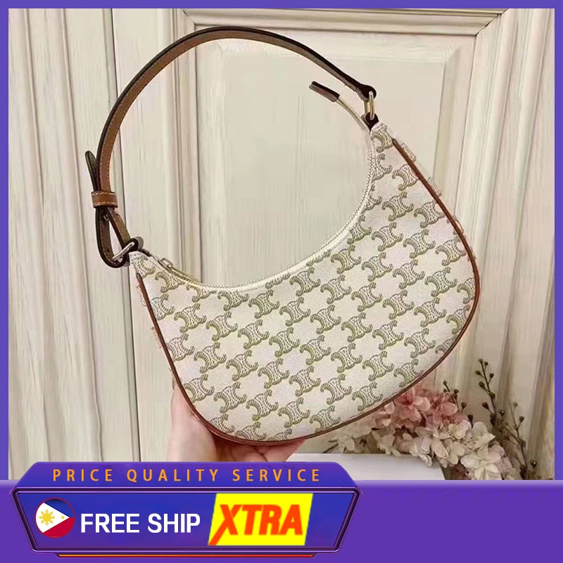 Celine Nữ Túi Dưới Cánh Tay Túi đeo Vai Thời Trang Túi Hình Lưỡi Liềm Mini