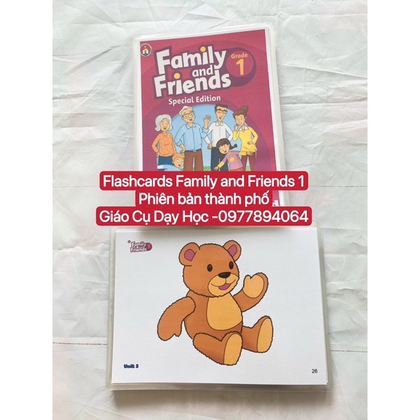Flashcards  Thẻ Tiếng Anh Family and Friends Special 1-2-3-4-5 phiên bản thành phố