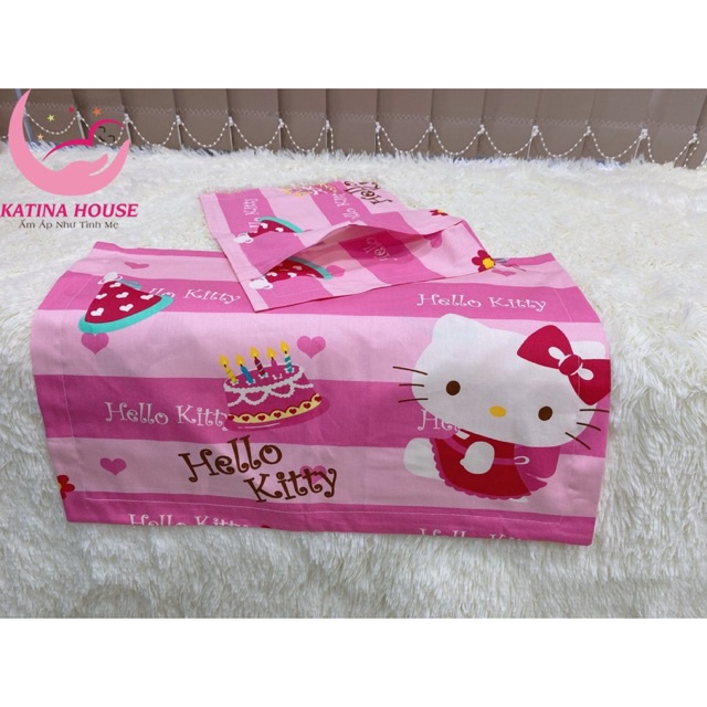 Vỏ áo gối nằm cho bé, vải cotton Thắng Lợi mềm, mát, nhiều họa tiết hoạt hình đáng yêu thân thiện | BigBuy360 - bigbuy360.vn