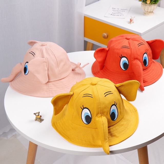 Mũ Voi 3D tròn vành độc đáo cho bé