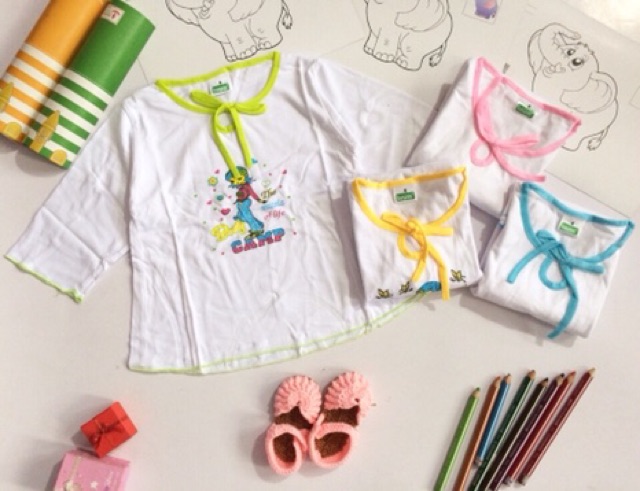 Combo 10 áo baby cotton 100% cho bé trai và bé gái siêu đẹp