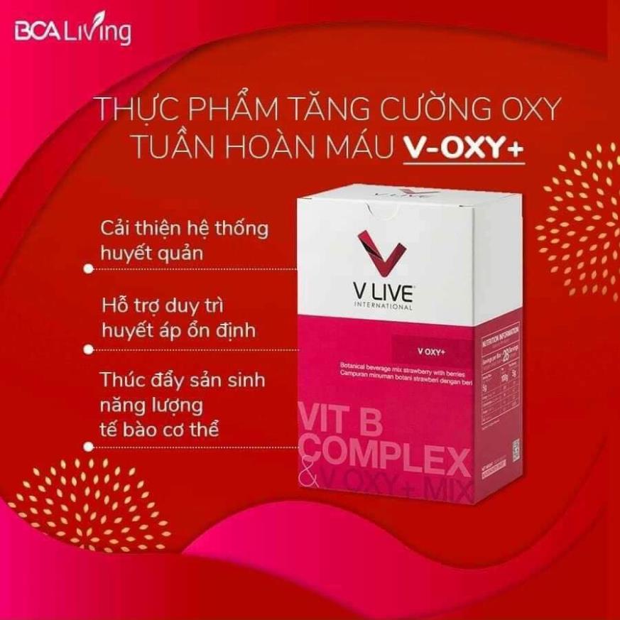 V-Oxy+ V live Tăng cường oxy đến từng tế bào của VLive International BCA