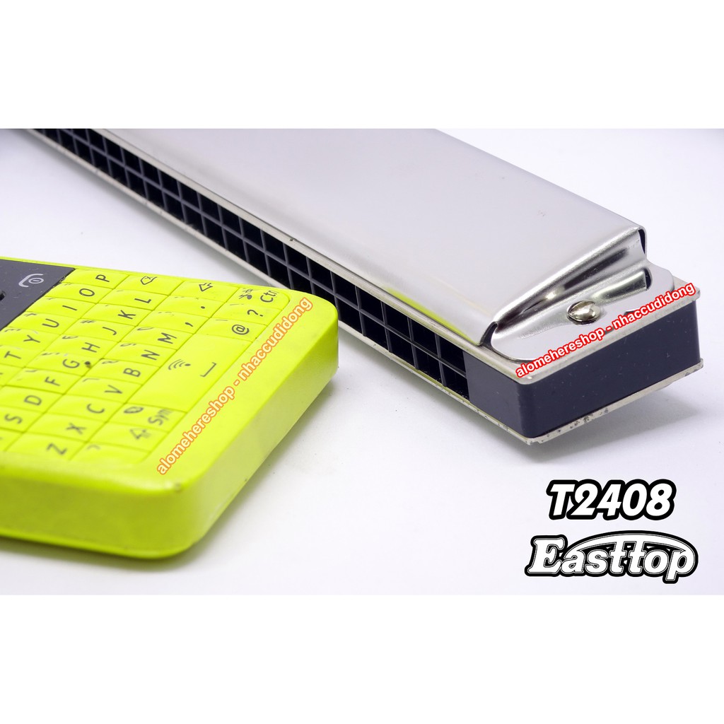 Kèn harmonica tremolo Easttop T2403 key C Bạc Có Clip Hình Ảnh Thực Tế