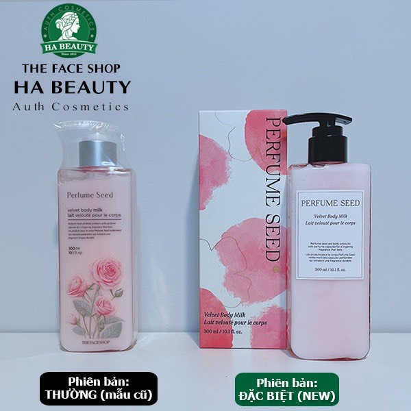 (Auth_Korea)Sữa dưỡng thể Trắng mềm mịn da Hương Nước Hoa VELVET Perfume Seed Body Milk