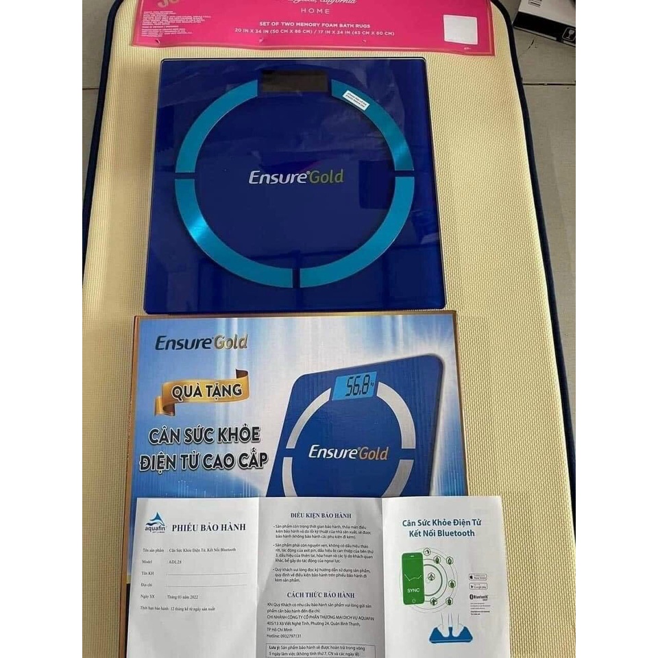 Cân điện tử sức khỏe Ensure Gold có thể kết nối Bluetooth – Ngọc Ken Shop