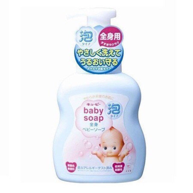 Sữa Tắm Gội Tạo Bọt Baby Soap Màu Xanh 400ml