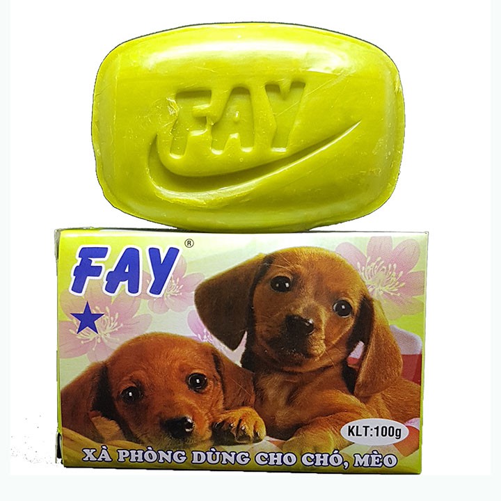 Xà Bông ASA FAY 2 SAO 100g Sạch Ve cho thú cưng