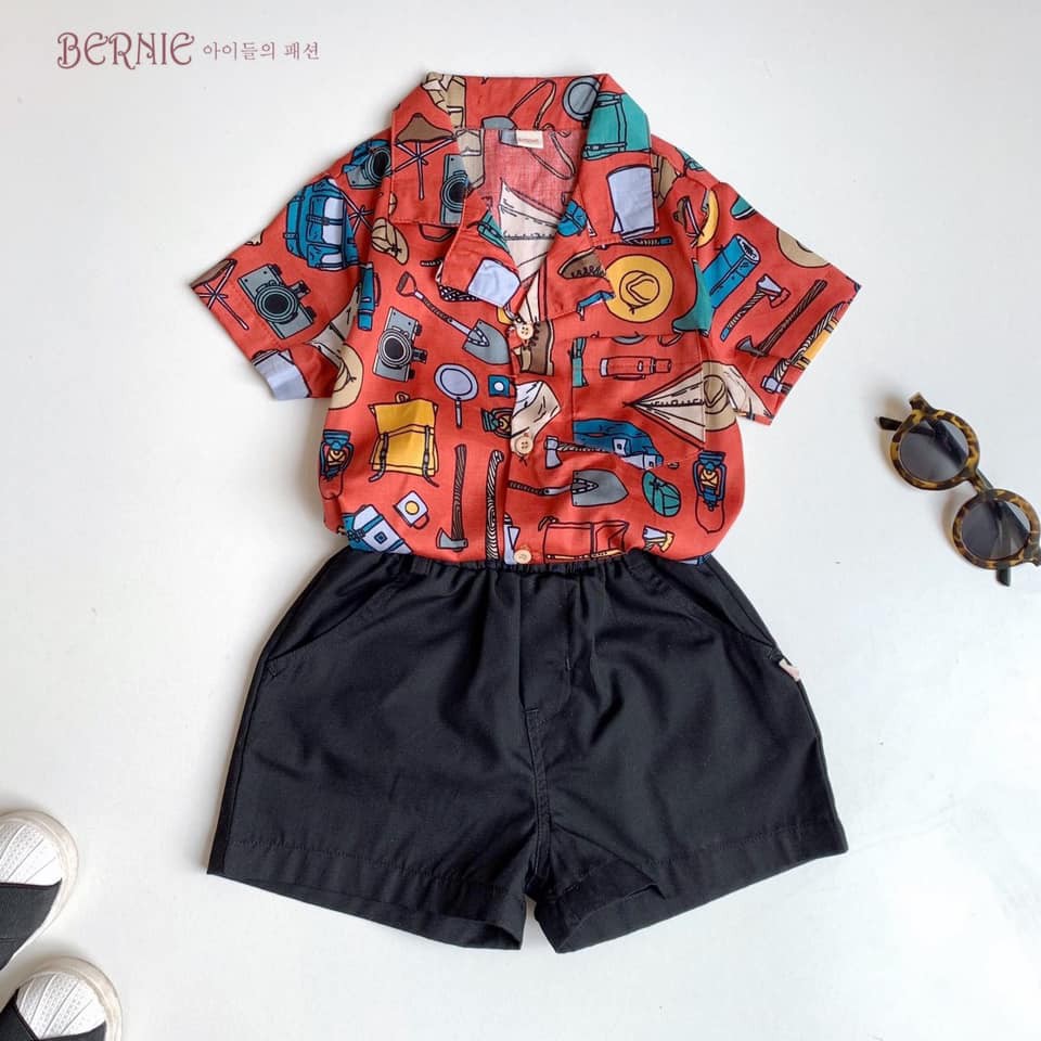 Set áo quần họa tiết The Sea - Hãng BERNIE