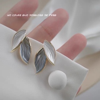 Bông tai/khuyên tai hình 2 chiếc lá Changhouse