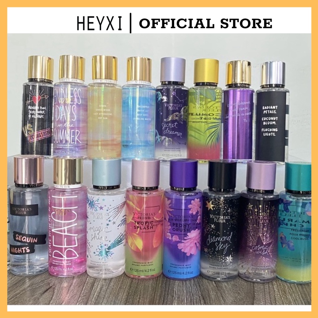 Xịt thơm body mist VICTORIA, nước hoa toàn thân 125ml MC0