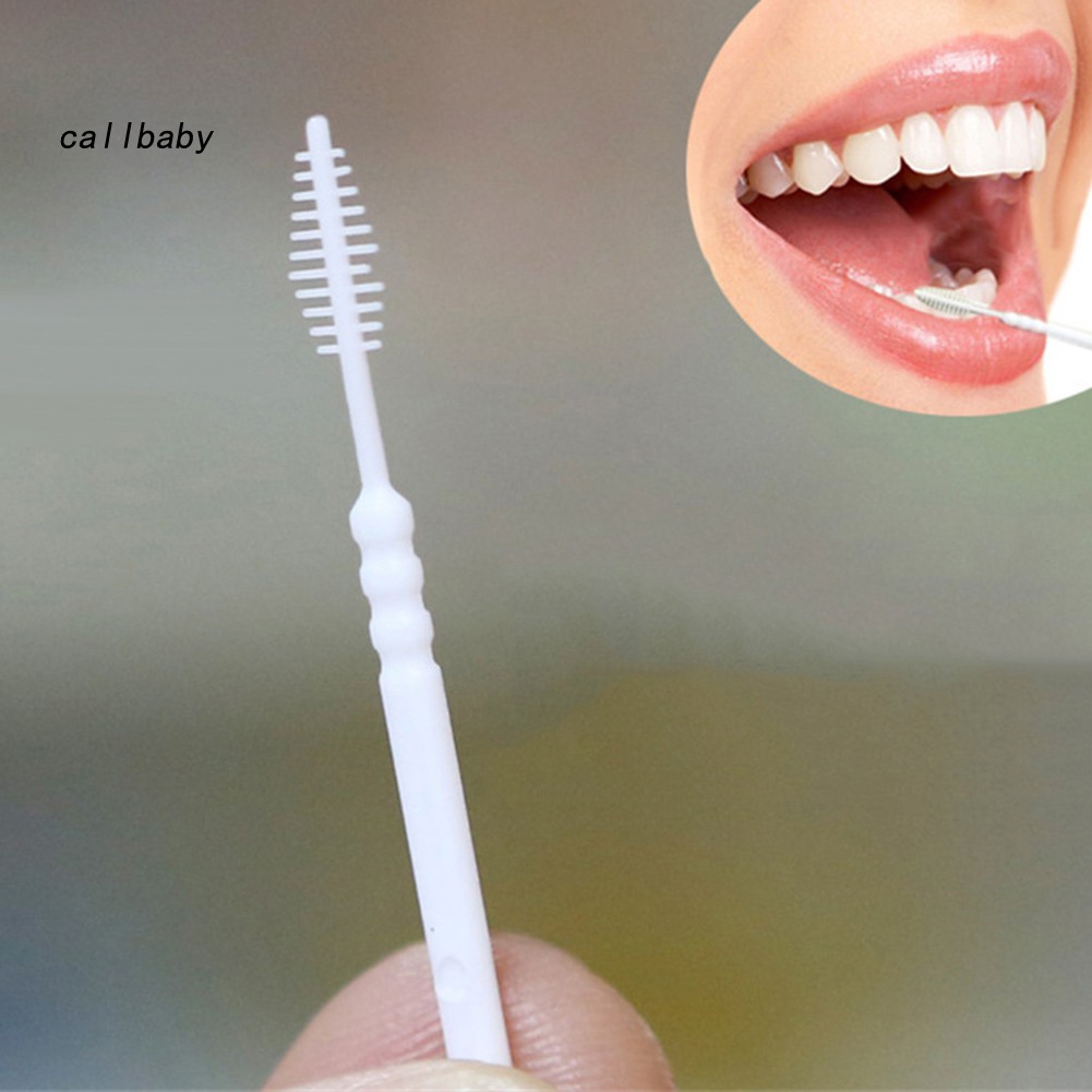 Hộp 120 Tăm Xỉa Răng Hai Đầu Bằng Nhựa Tiện Dụng