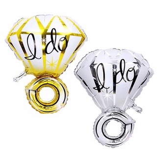 Bóng bay hình nhẫn cưới “I do” size to trang trí đám cưới, cầu hôn