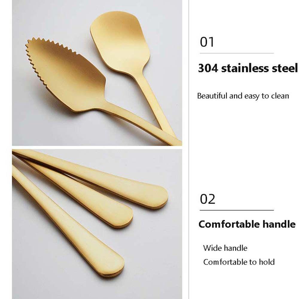 [COD] Muỗng Inox Ăn Mứt Tráng Miệng Chất Lượng Cao