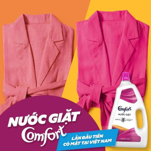 Nước giặt Comfort hương Thanh Lịch túi 2.4kg/2.2kg