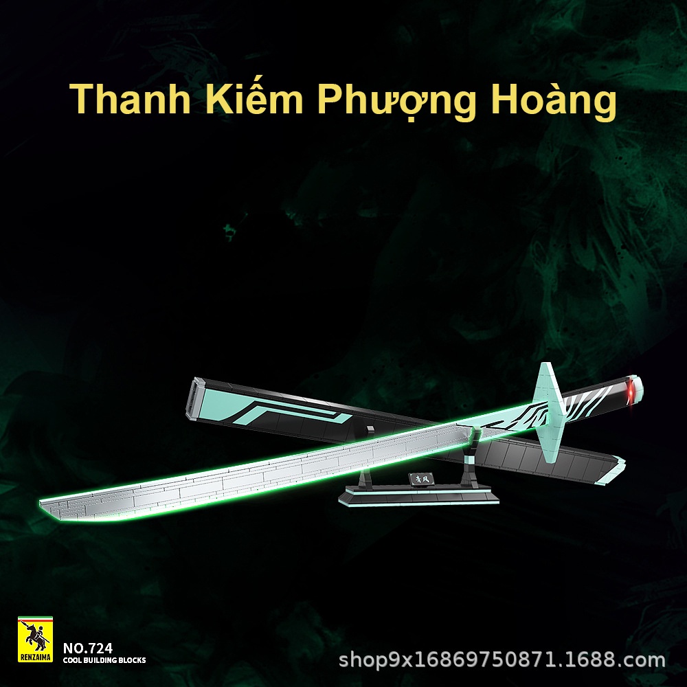 Đồ Chơi Lắp Ráp Kiểu Lego Thanh Kiếm Phượng Hoàng Scissor Seven Model724 Với 763 Mảnh Ghép