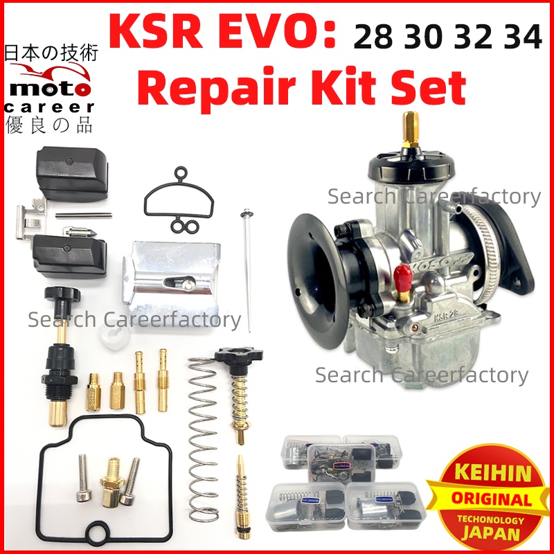 Bộ dụng cụ sửa chữa KSR EVO bộ trợ lực phản lực KSR 28/30/32 / 34mm Phụ Kiện Chuyên Dụng Cho Bộ Chế Hòa KhíĐua xe SUDCO Bộ chế hòa khí SUDCO Phổ dụng cho CRF SXF EXC-F YZF KLX For HONDA KTM Off Road motocross OKO KOSO MIKUNI KEIHIN UMA Phổ quát chung nguy